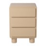 Kastje hoogglans 3ldn - beige - 40x31x56 cm