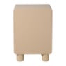 Kastje hoogglans 3ldn - beige - 40x31x56 cm