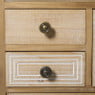 Ladekast Variée met 8 laden - bruin/wit - 72x60x37 cm