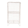 Nachtkastje wire - beige - 65x35x30 cm