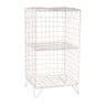 Nachtkastje wire - beige - 65x35x30 cm