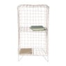 Nachtkastje wire - beige - 65x35x30 cm