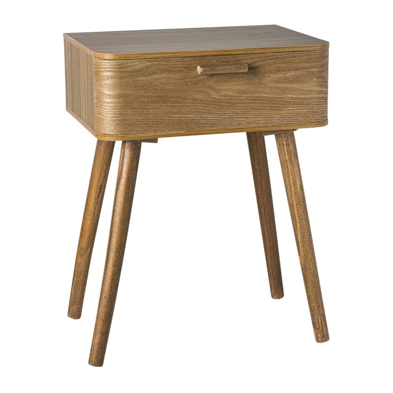 Nachtkastje Nina - bruin - 52x40x29 cm