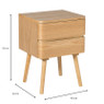 Ladekast Trondheim - 2 lades - 55x40x34 cm