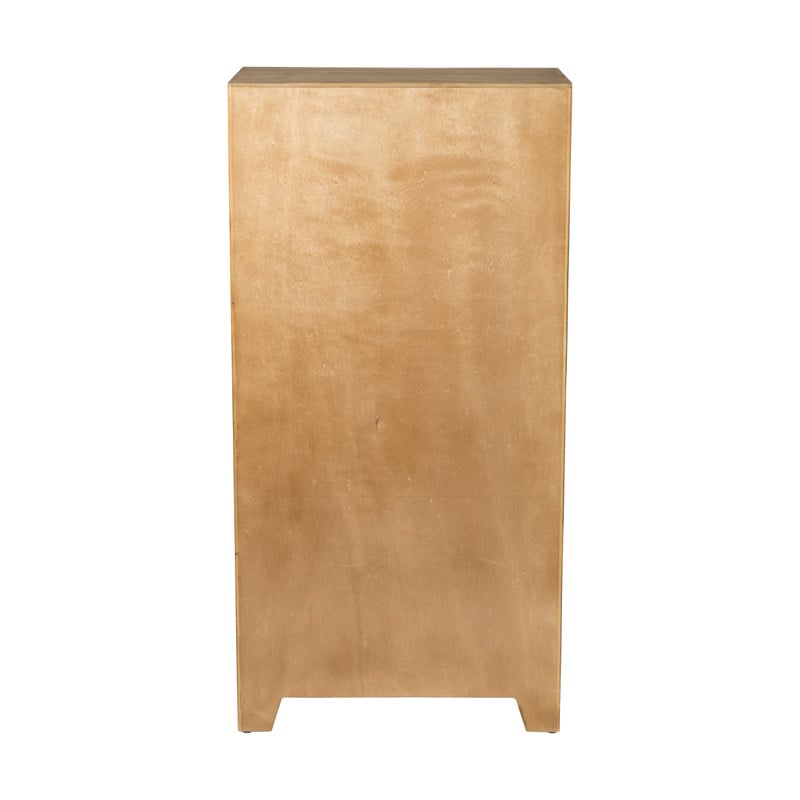 Webbing kast Bandung hoog - bruin - 140x70x40 cm