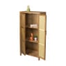 Webbing kast Bandung hoog - bruin - 140x70x40 cm