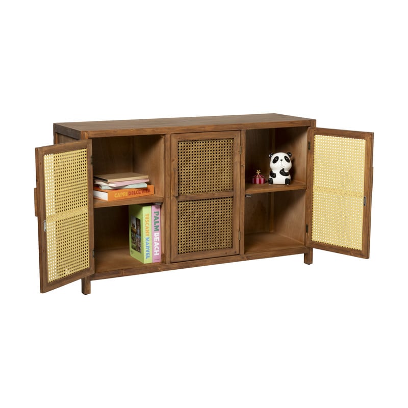 Webbing dressoir Bandung - bruin - 72x120x40 cm