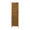 Webbing kast smal Bandung - bruin - 160.5x45x40.5 cm