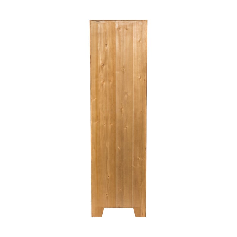 Webbing kast smal Bandung - bruin - 160.5x45x40.5 cm