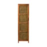 Webbing kast smal Bandung - bruin - 160.5x45x40.5 cm
