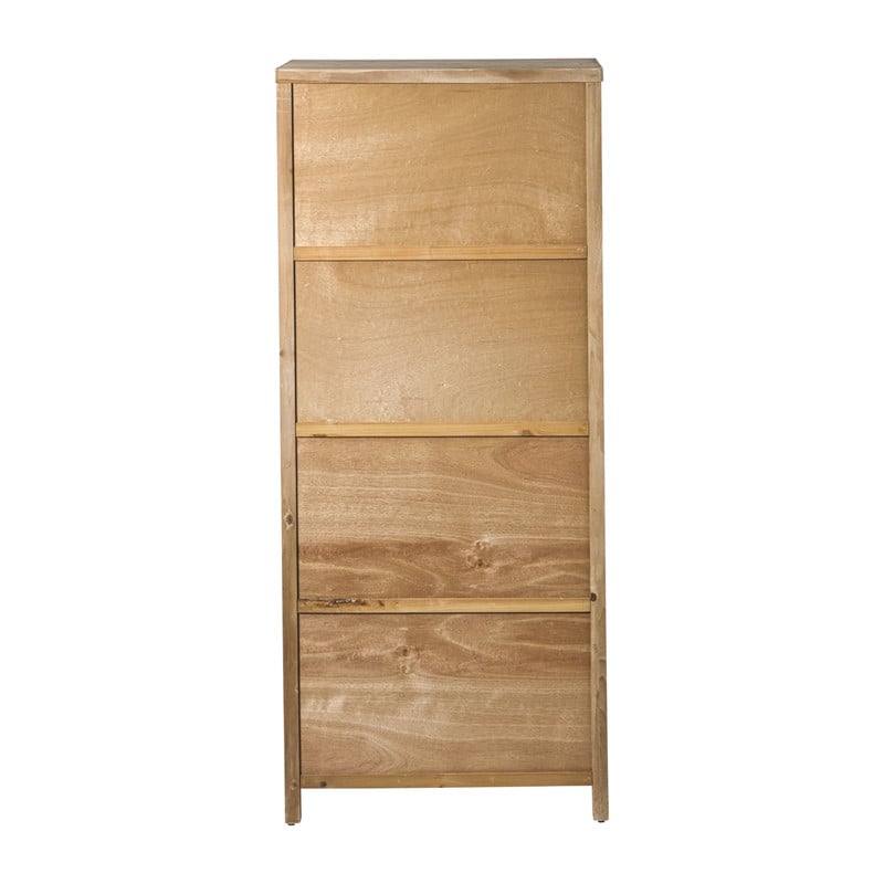 Kast webbing Lombok - naturel - 165x70x40 cm