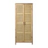 Kast webbing Lombok - naturel - 165x70x40 cm