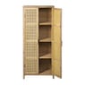 Kast webbing Lombok - naturel - 165x70x40 cm