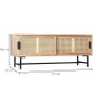Webbing Sumatra dressoir - metalen poten - 50x120x42 cm
