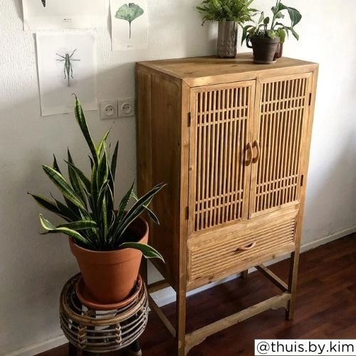 Kast Tokyo met 2 deuren en 1 lade - 120x62x37 cm