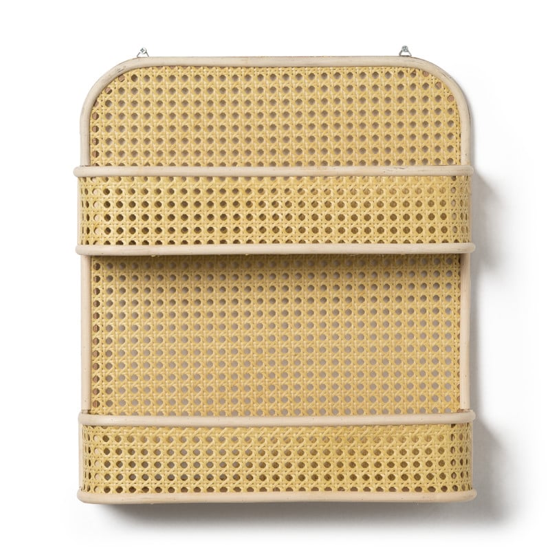 Webbing wandrekje - met 2 planken - 40x10x45 cm 