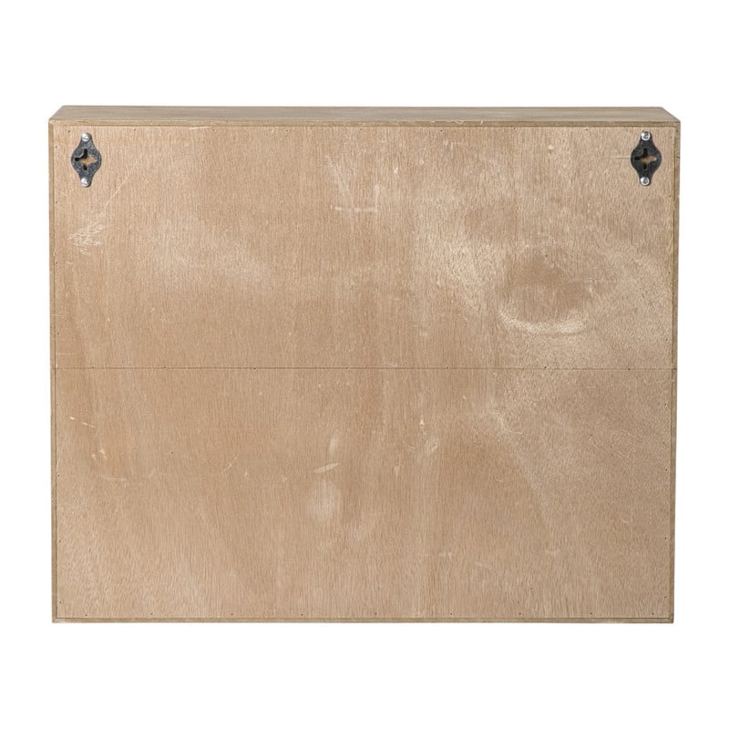 Webbing wandkast Bandung - naturel - 48.5x60x22 cm