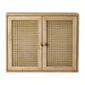 Webbing wandkast Bandung - naturel - 48.5x60x22 cm
