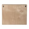 Webbing wandkast Bandung - naturel - 48.5x60x22 cm