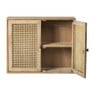 Webbing wandkast Bandung - naturel - 48.5x60x22 cm