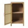 Webbing nachtkastje Bandung - naturel - 80.5x45x40.5 cm