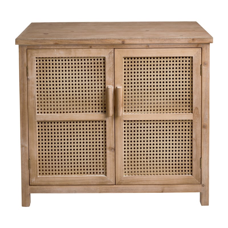 Webbing kast Bandung - naturel - 72x80.5x39 cm