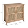 Webbing kast Bandung - naturel - 72x80.5x39 cm