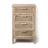 Webbing ladekast bandung - naturel - 48x36x76 cm