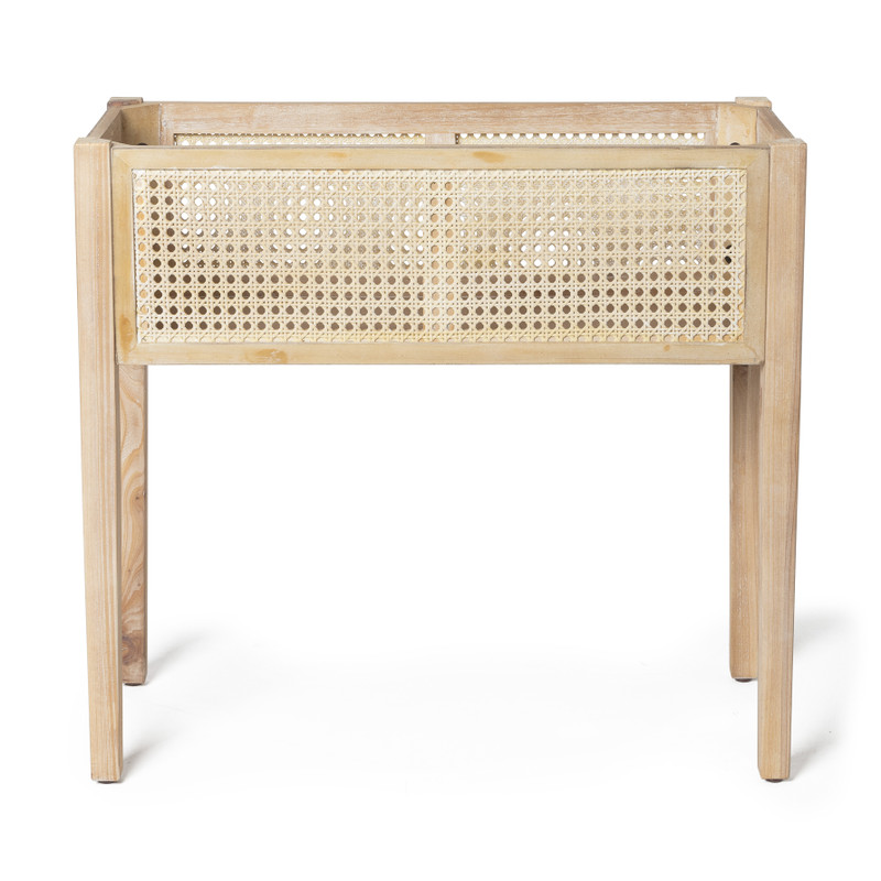 Webbing plantenbak op voet - 65x27x61 cm