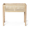 Webbing plantenbak op voet - 65x27x61 cm