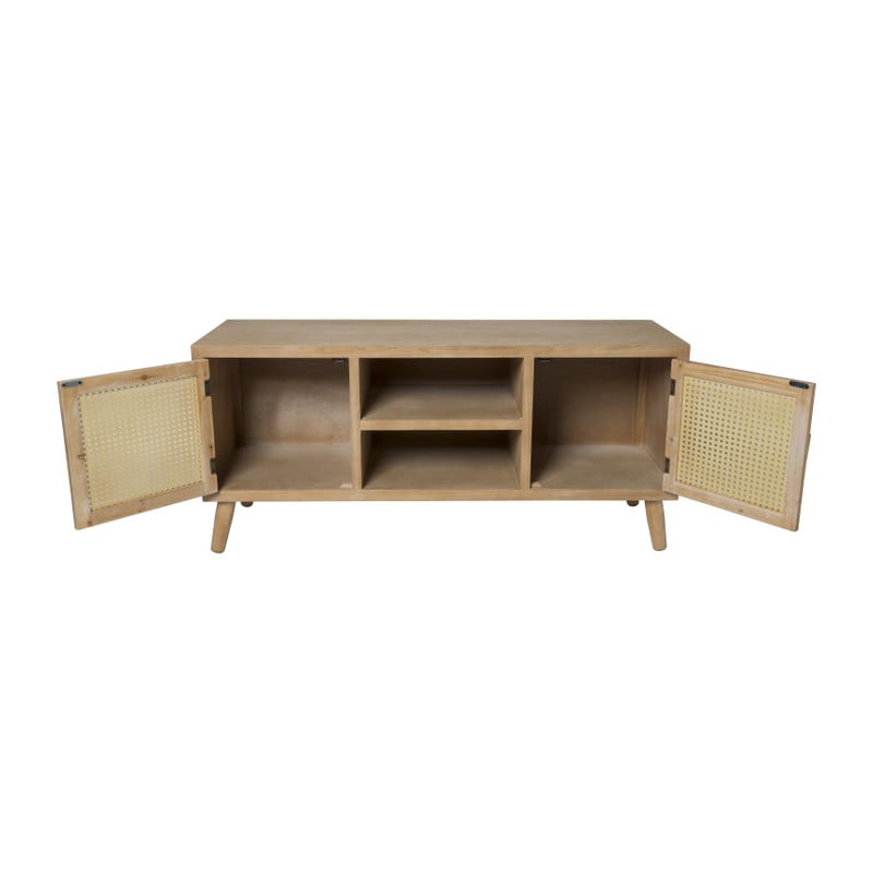 Webbing tv meubel Bandung - naturel - 54.5x120x38 cm