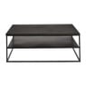 Salontafel Gijs - zwart - 100x60x38 cm