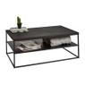 Salontafel Gijs - zwart - 100x60x38 cm