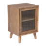Nachtkastje vintage - bruin - 59.5x35.5x40 cm