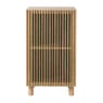 Kast Japandi met deur - bruin - 80x45x33 cm