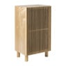 Kast Japandi met deur - bruin - 80x45x33 cm