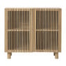 Kast Japandi met 2 deuren - bruin - 72x80x33 cm 