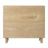 Kast Japandi met 2 deuren - bruin - 72x80x33 cm 