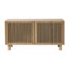 Dressoir Japandi met 2 deuren - bruin - 50x98.5x33 cm