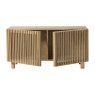 Dressoir Japandi met 2 deuren - bruin - 50x98.5x33 cm