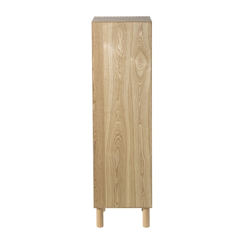 Kast Japandi smal - bruin - 145x40x33 cm