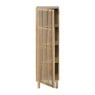 Kast Japandi smal - bruin - 145x40x33 cm