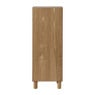 Smalle kast Japandi met 5 lades- bruin - 108x40x31 cm