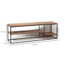 TV meubel Charlie - 150x40x50 cm