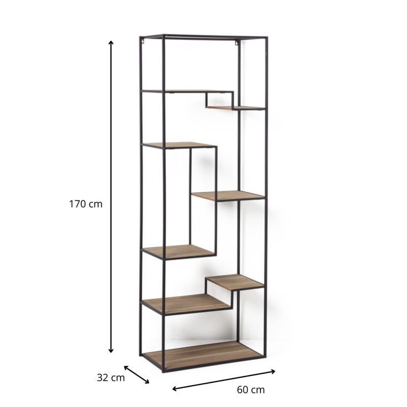 Vakkenkast Charlie - 170x60x32 cm