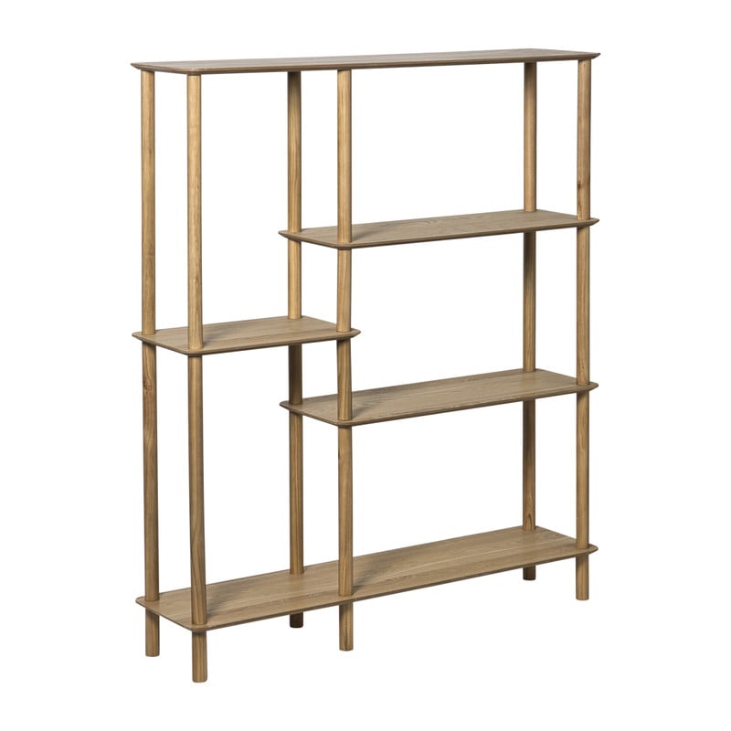 Vakkenkast Scandi hoog - naturel - 140x120x30 cm 