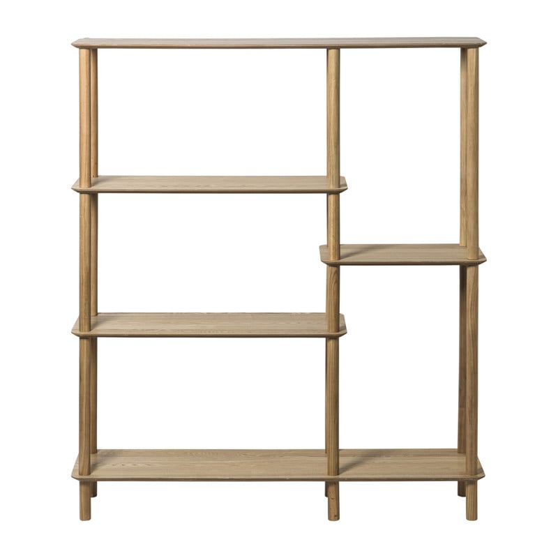 Vakkenkast Scandi hoog - naturel - 140x120x30 cm 