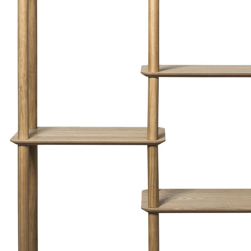 Vakkenkast Scandi hoog - naturel - 140x120x30 cm 