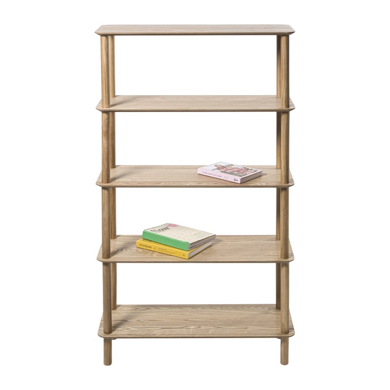 Boekenkast Scandi - naturel - 140x80x30 cm