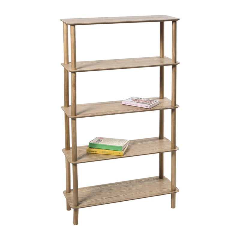 Boekenkast Scandi - naturel - 140x80x30 cm